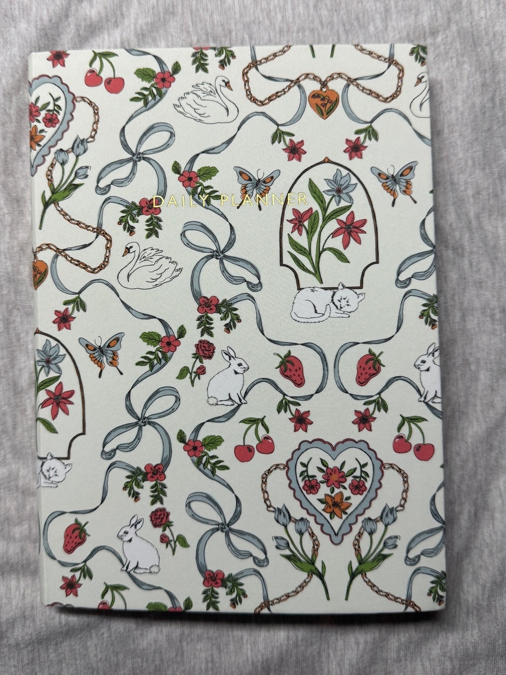 Coquette cottagecore daily planner